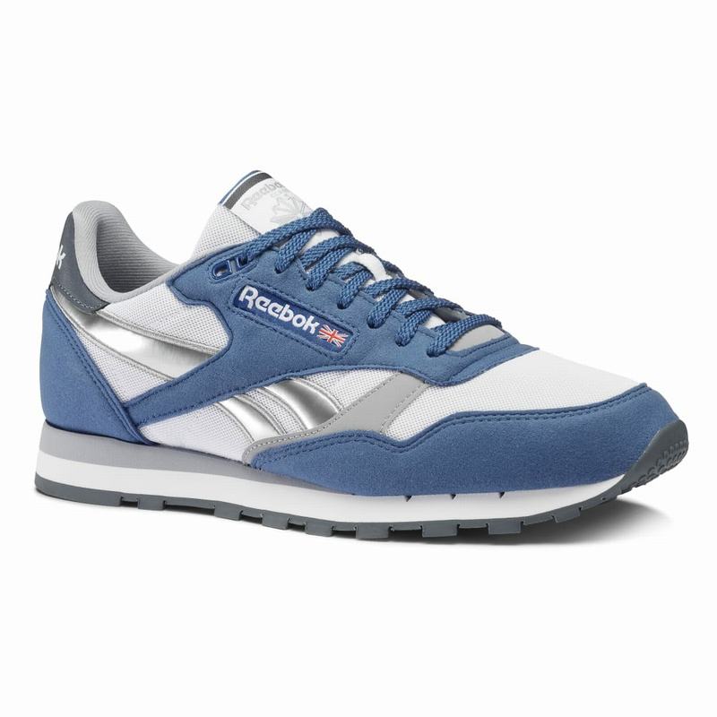 Reebok Classic Leather Tenisky Panske - Modre/Biele/ PL5930CV